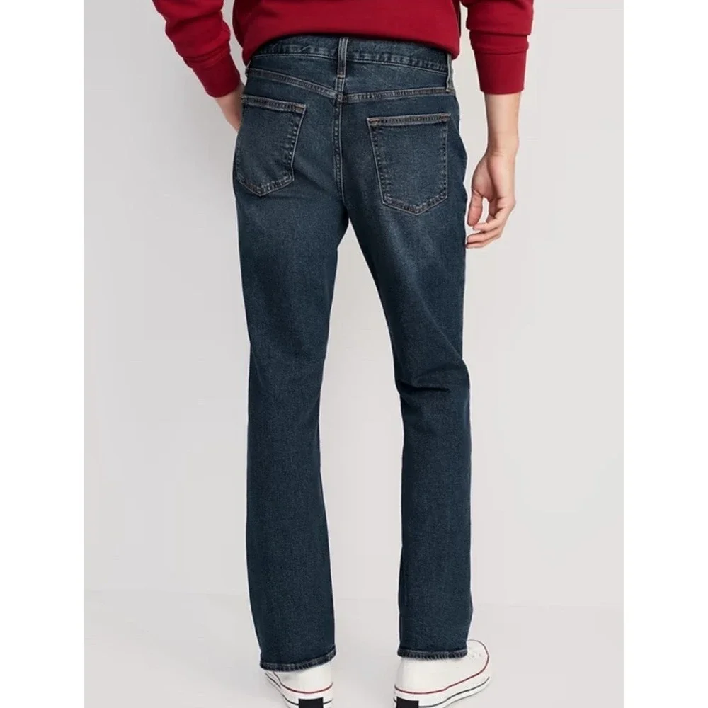 Old Navy Boot-Cut Built-In Flex Mens Jeans 32/30 Blue Stretch Denim Bootcut